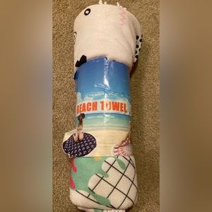 59 inch round luxury beach towel